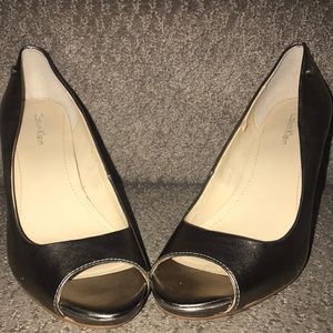 Calvin Klein leather heels
